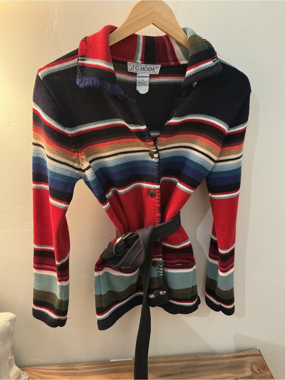 Ralph Lauren-inspired Southwestern/serape style sweater by JG Hook
